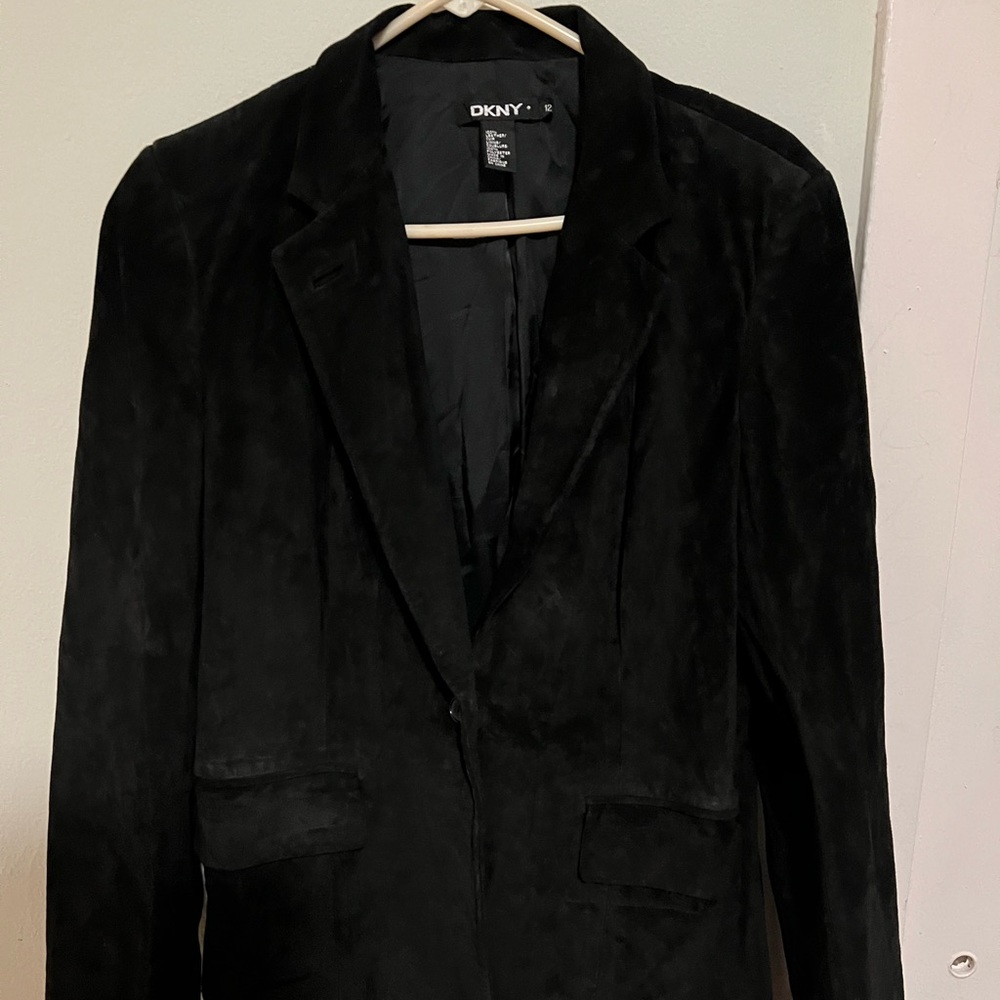 DKNY Suede Leather Jacket